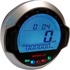Koso DL-3SR GP Style Multi MC Speedometer Sølv